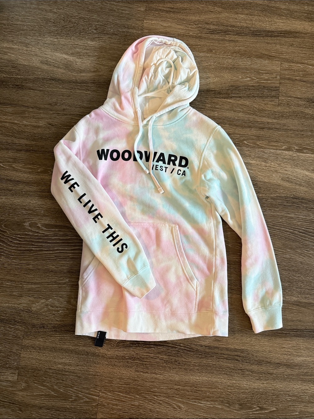 Woodward Pastel Tie-Dye Pullover Hoodie